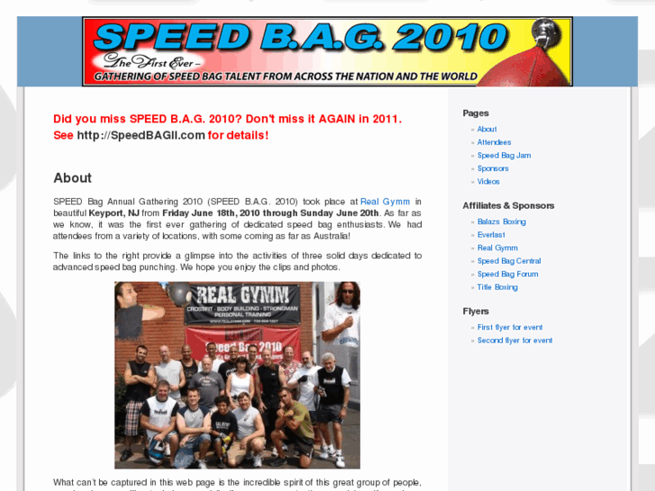 www.speedbag2010.com