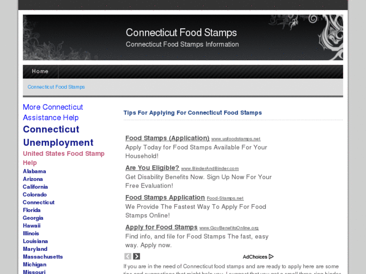 www.connecticutfoodstamps.net