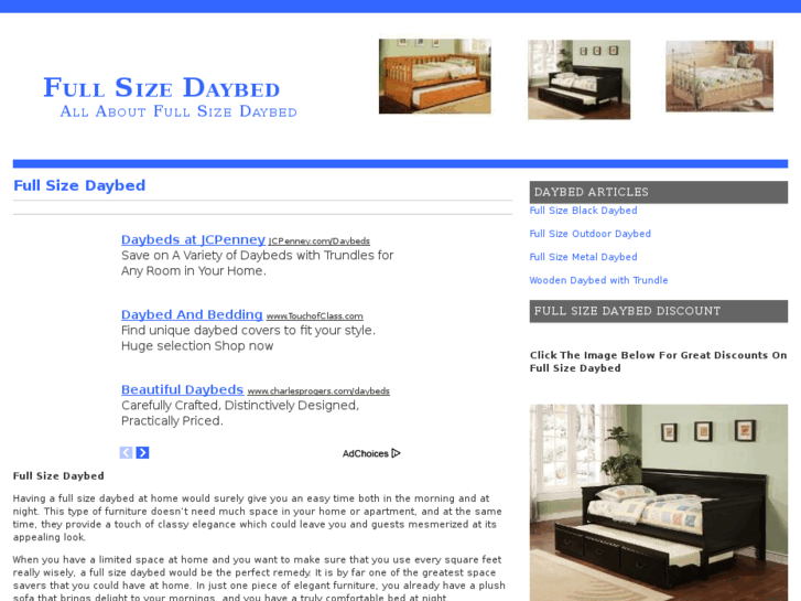 www.fullsizedaybed.net