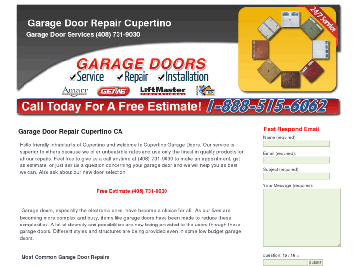 www.garagedoorrepaircupertino.com