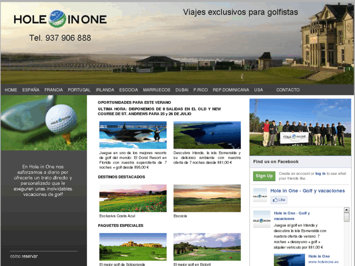 www.holeinone.es