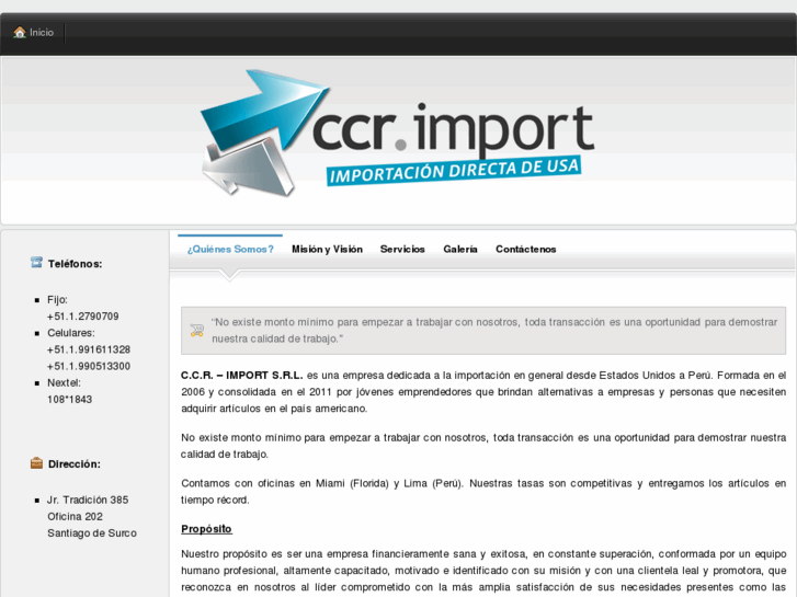 www.ccr-import.com