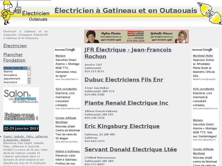 www.electricienoutaouais.info