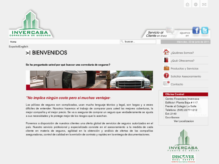 www.invercasacorreduria.com