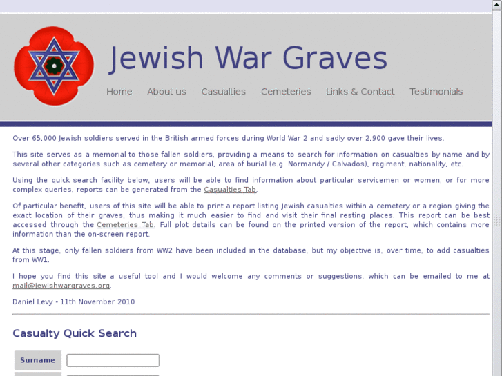 www.jewishwargraves.org