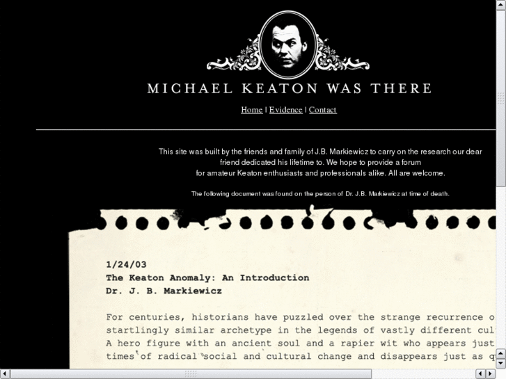 www.michaelkeatonwasthere.com