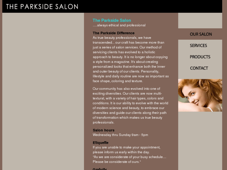 www.theparksidesalon.com