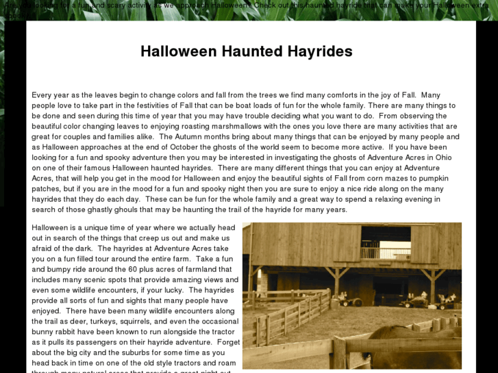 www.halloweenhauntedhayrides.com