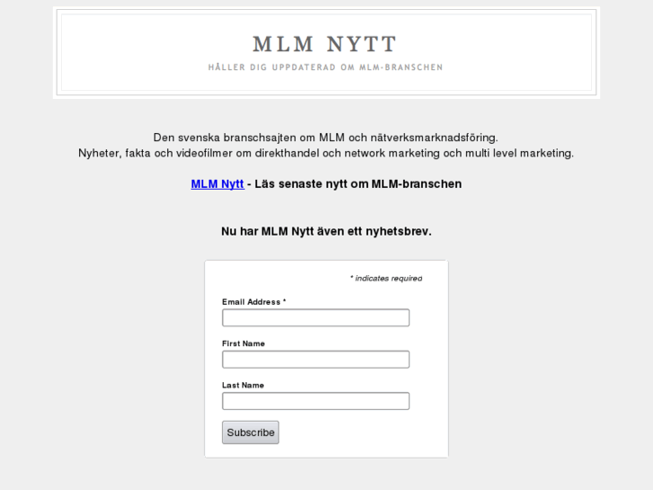 www.mlmnytt.se