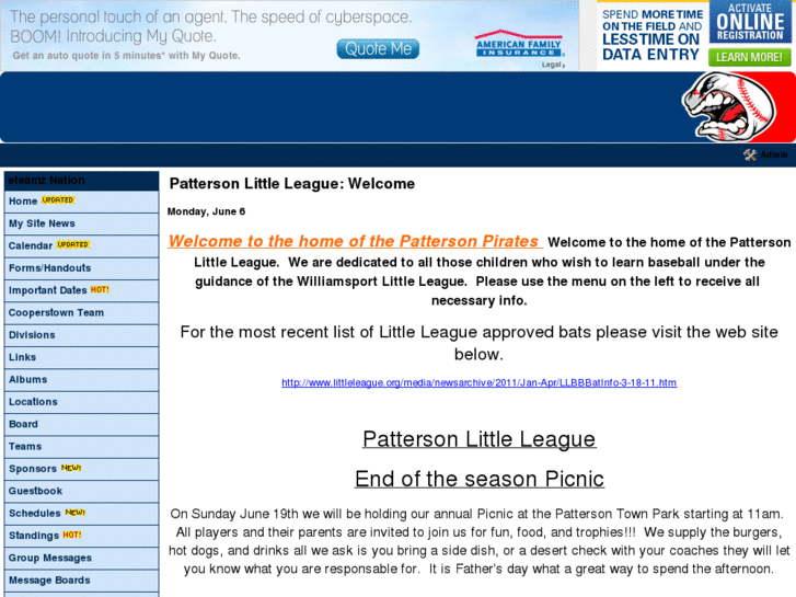 www.pattersonlittleleague.com