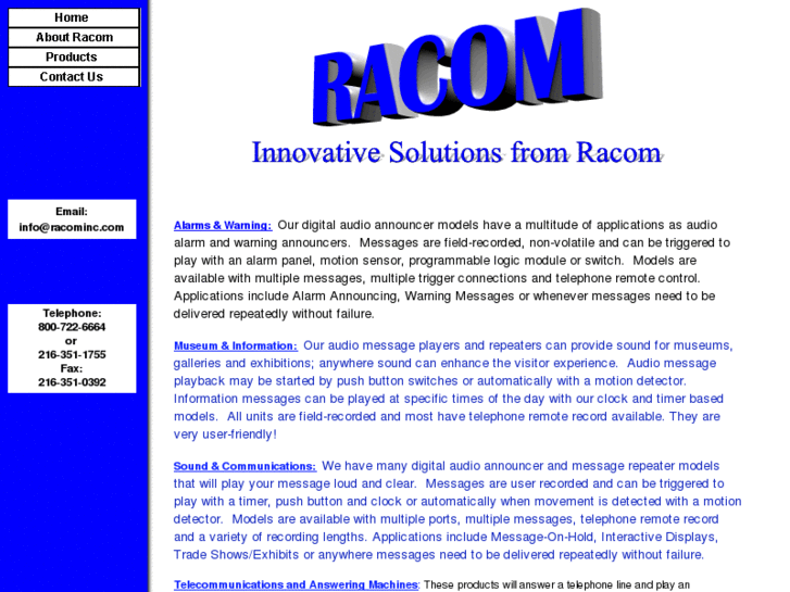 www.racominc.com