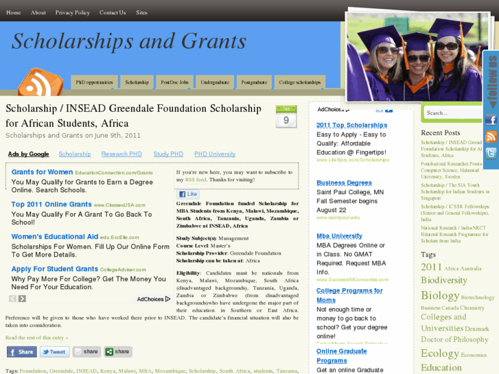 www.scholarshipsandgrants.info