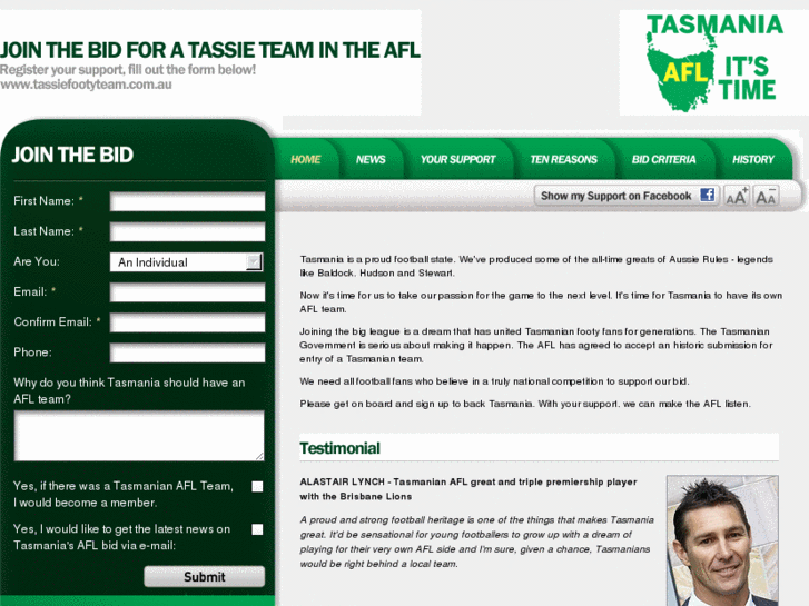 www.tassiefootyteam.com