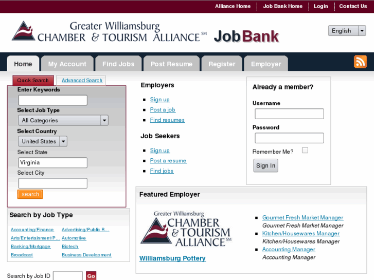 www.williamsburgjobbank.com