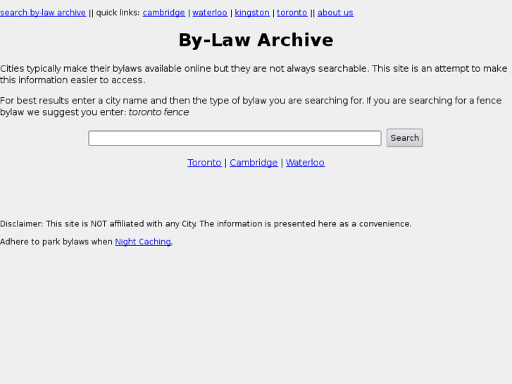 www.bylawarchive.org