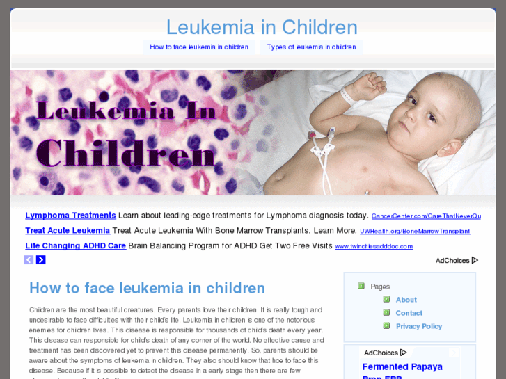 www.leukemiainchildren.org