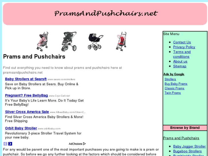 www.pramsandpushchairs.net