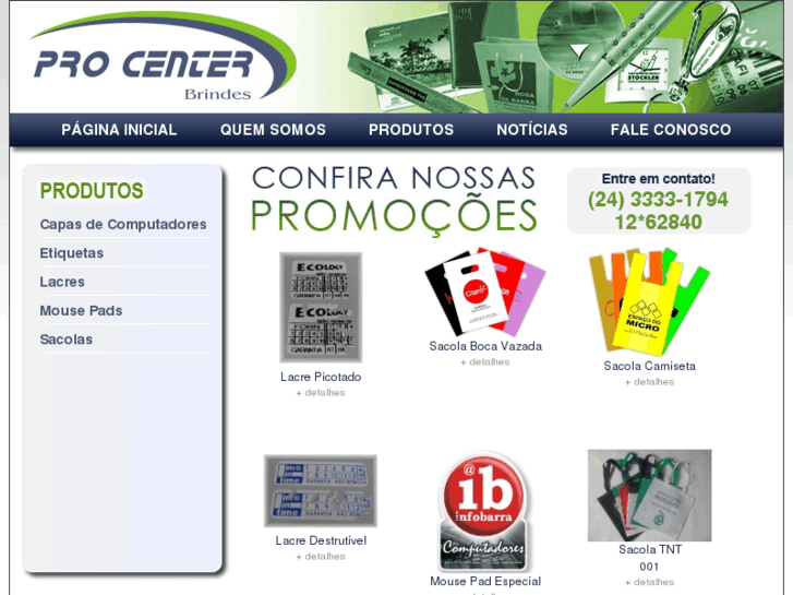 www.procenterbrindes.com.br