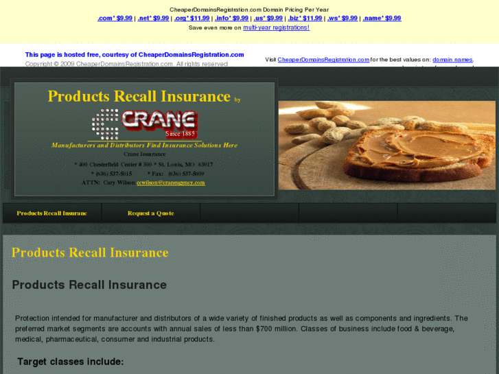 www.productsrecallinsurance.com