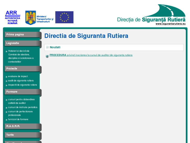 www.sigurantarutiera.eu