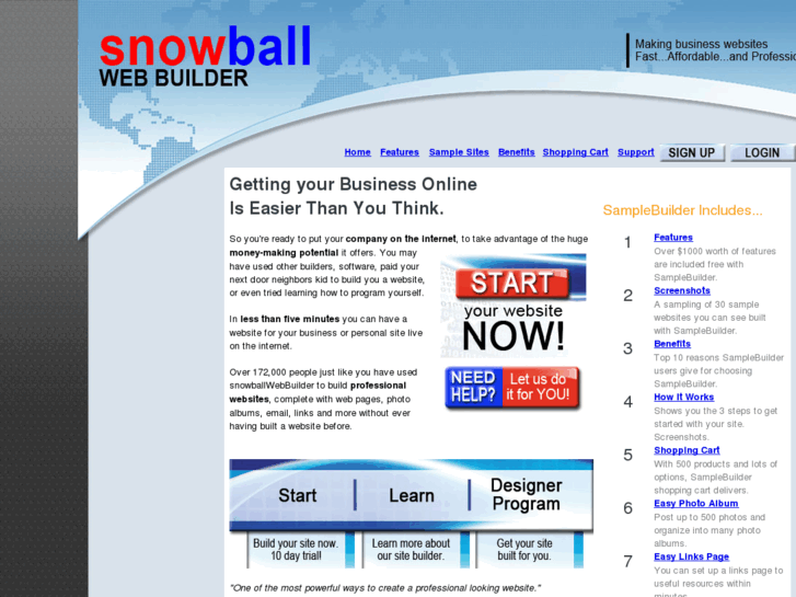 www.snowballwebbuilder.com