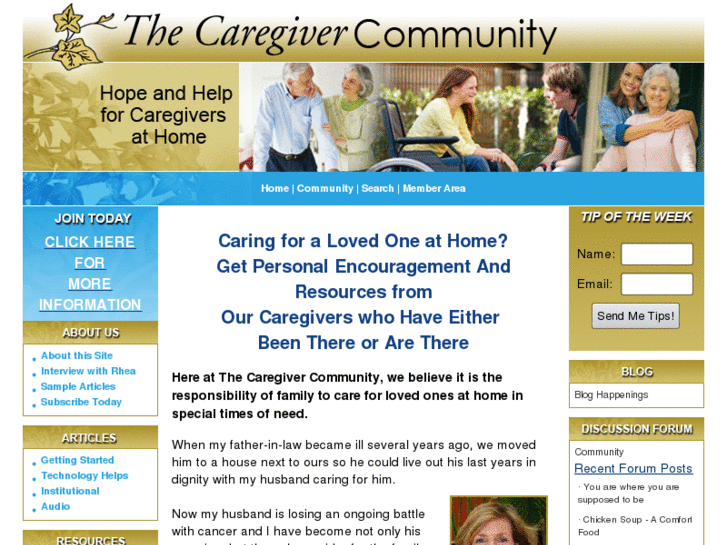 www.thecaregivercommunity.com