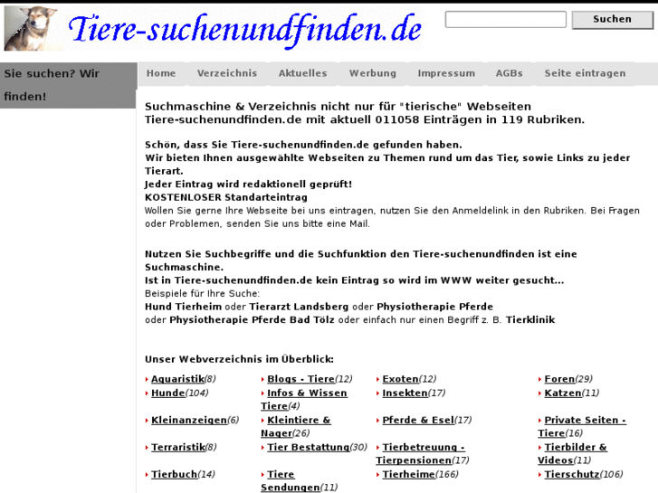 www.tiere-suchenundfinden.de