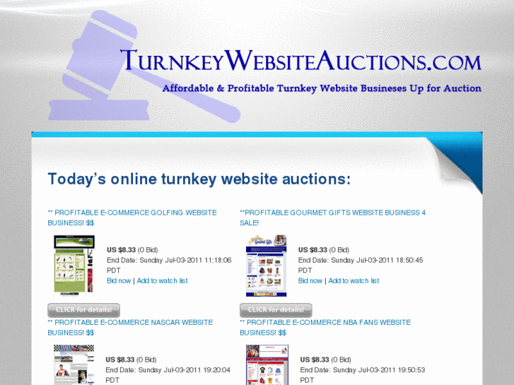 www.turnkeywebsiteauctions.com