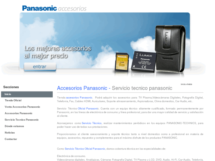 www.accesorios-panasonic.es