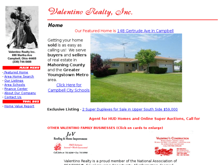 www.valentinorealty.com