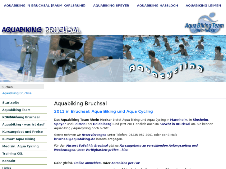 www.aquabiking-bruchsal.de