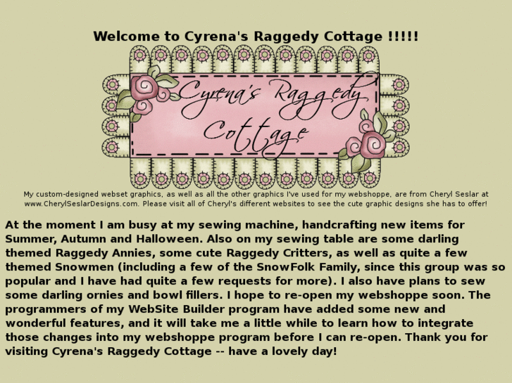 www.cyrenasraggedycottage.com