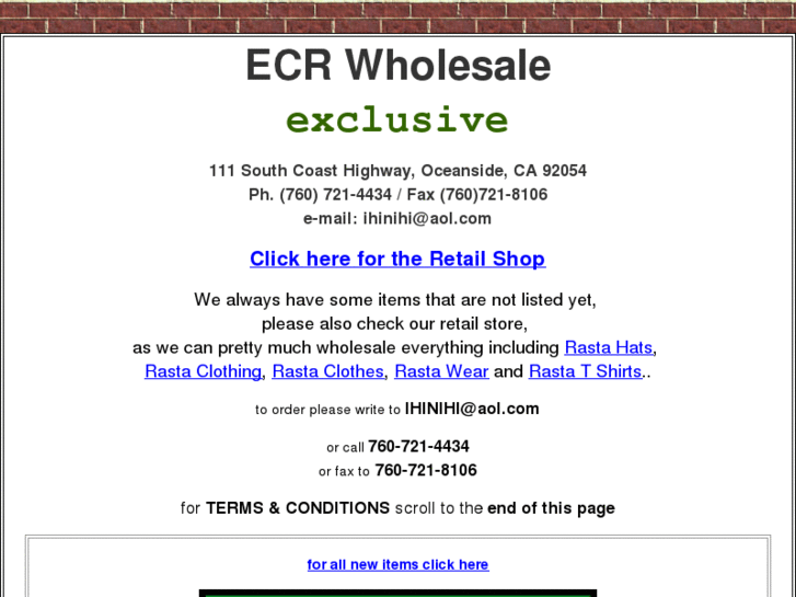 www.ecrwholesale.com