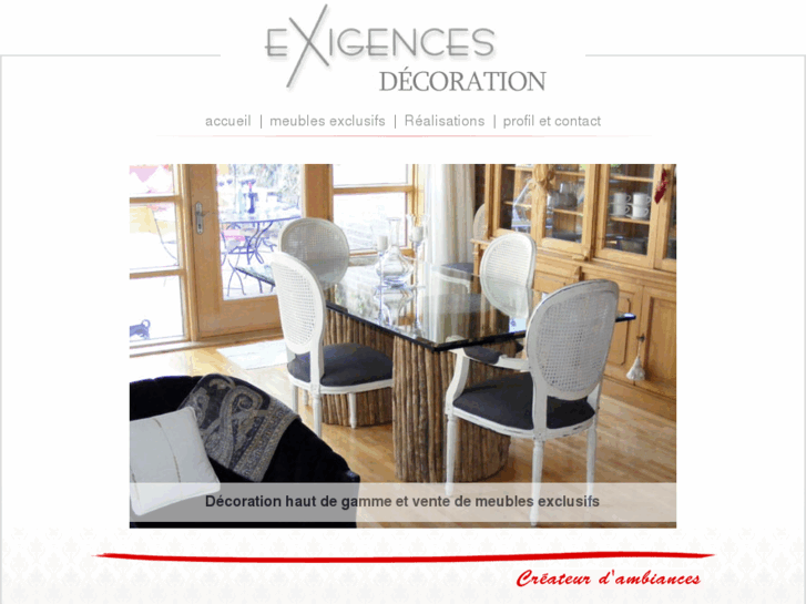 www.exigencedecoration.com