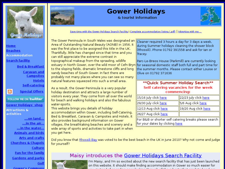 www.gowerholidays.biz