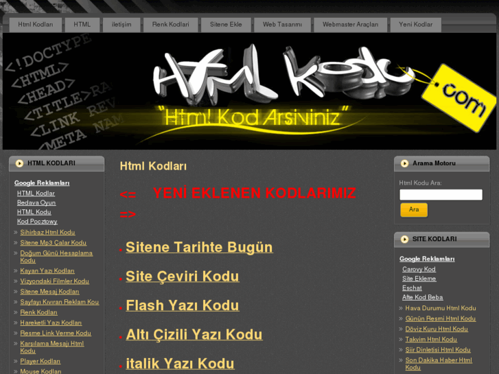 www.htmlkodu.com