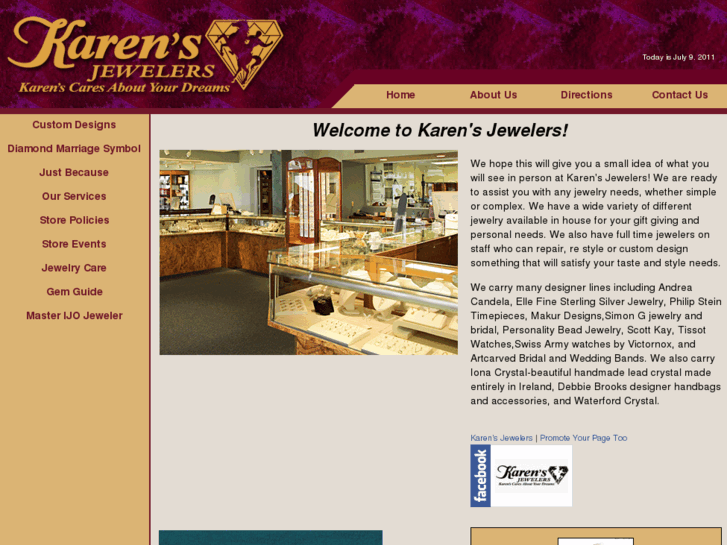 www.karensjewelers.com