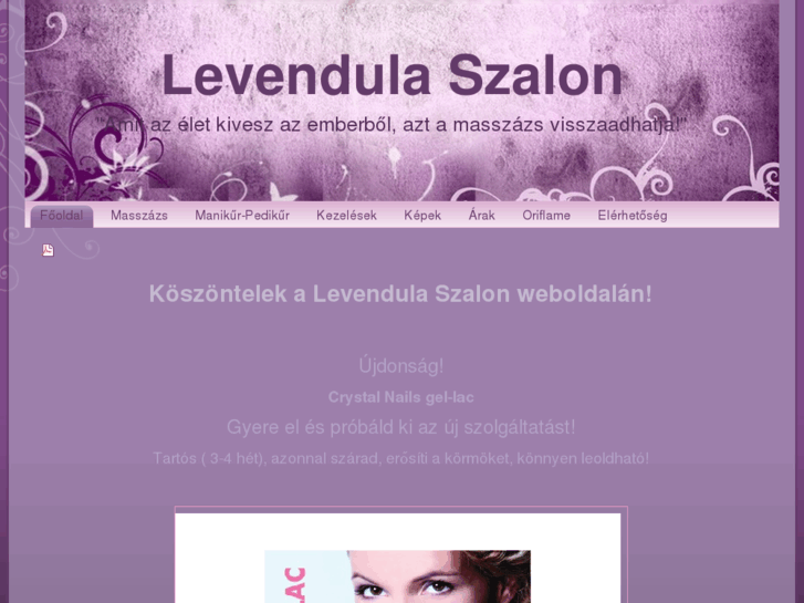 www.levendulaszalon.com