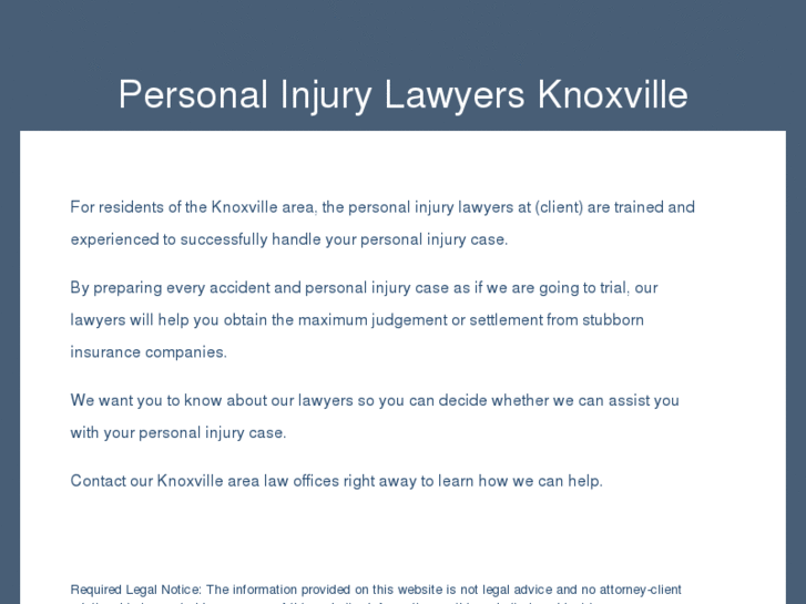 www.personalinjurylawyersknoxville.com