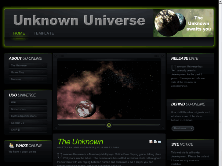 www.unknown-universe.com