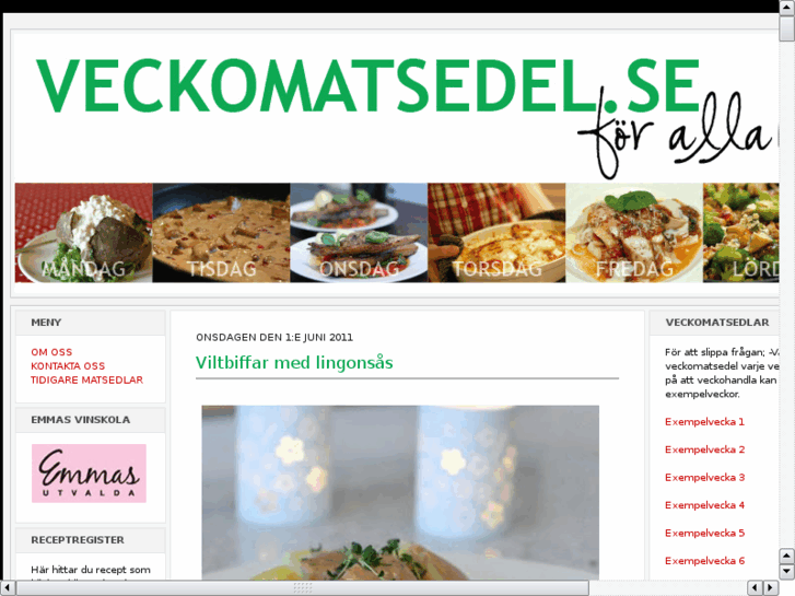 www.veckomatsedel.com