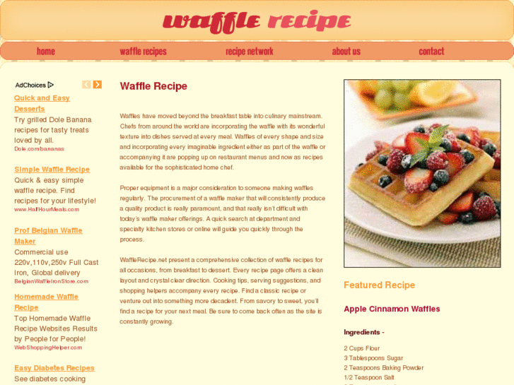 www.wafflerecipe.net