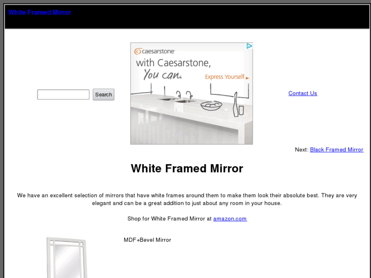 www.whiteframedmirror.com