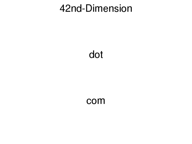 www.42nd-dimension.com