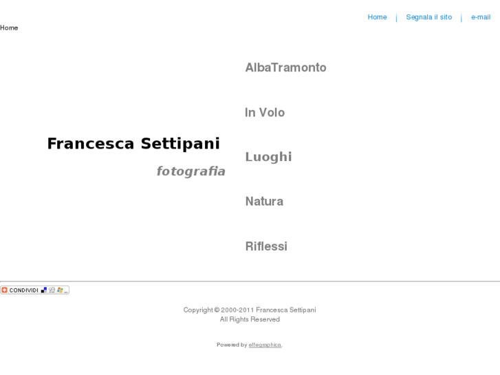 www.francescasettipani.it