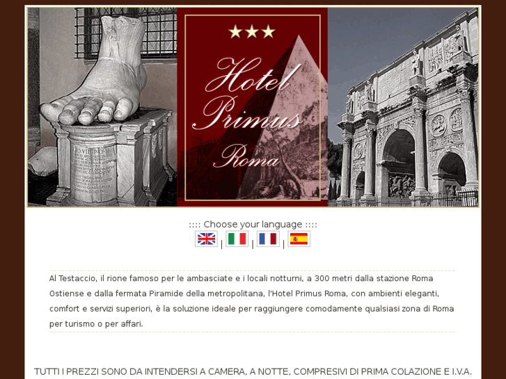 www.hotelprimusroma.com