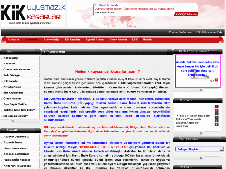 www.kikuyusmazlikkararlari.com