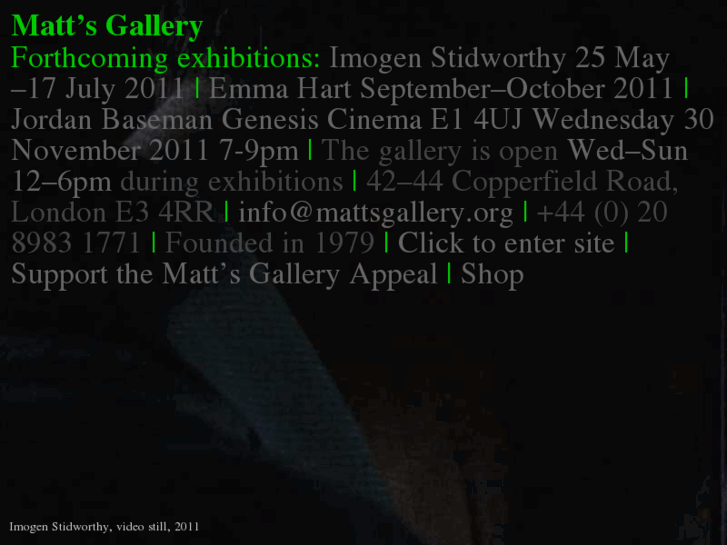 www.mattsgallery.org