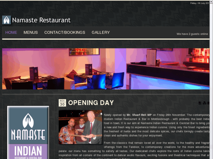 www.namasterestaurant.net