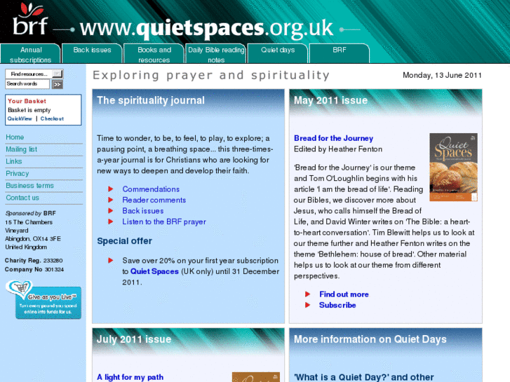 www.quietspaces.co.uk